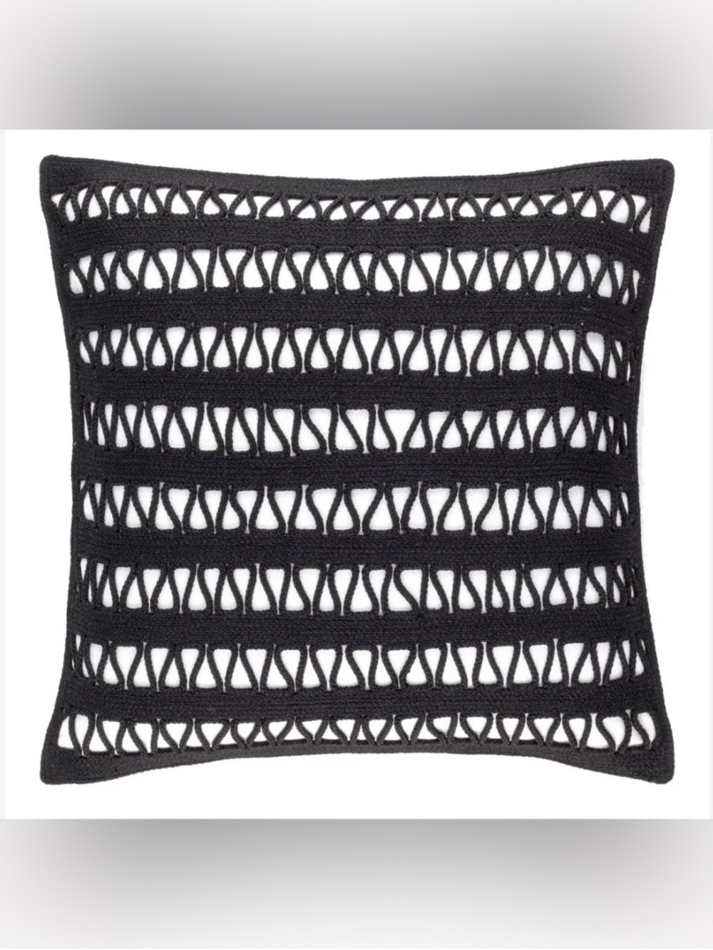 NWT Annie Selke $84 Lanyard Indoor/Outdoor Decorative Pillow Cover